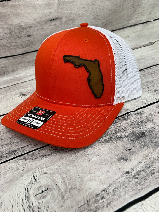 Leather Florida Patch Hat